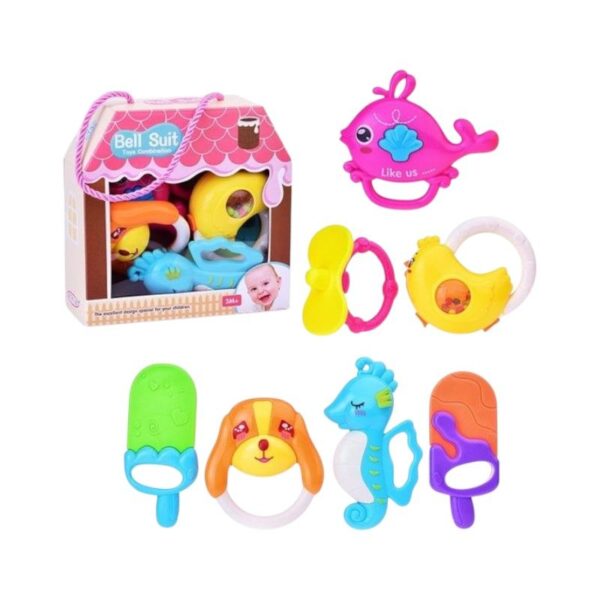 Σετ βρεφικές κουδουνίστρες & μασητικά - TG8388-37 - 215340 - GoodFlix
