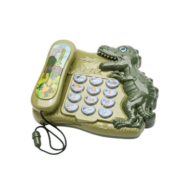 Βρεφικό εκπαιδευτικό τηλέφωνο με ήχους - Dinosaur - 518 - 215517 - GoodFlix