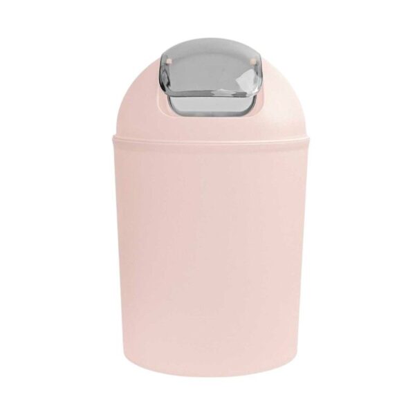 Κάδος απορριμμάτων μπάνιου πλαστικός - Light Pink - 21653 - GoodFlix