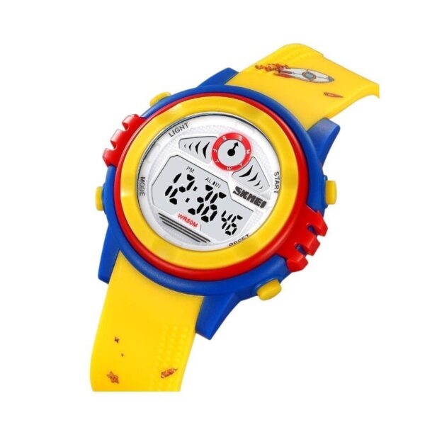 Παιδικό ψηφιακό ρολόι χειρός – Skmei - 2266 - Yellow - GoodFlix