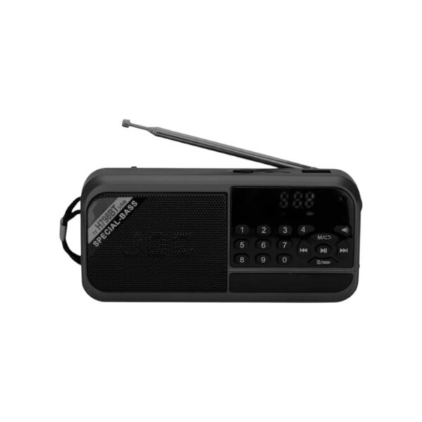 Επαναφορτιζόμενο ραδιόφωνο - PR-798 - 241328 - Black - GoodFlix