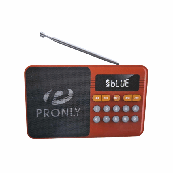 Επαναφορτιζόμενο ραδιόφωνο με Bluetooth - PR-808BT - 241335 - Red - GoodFlix