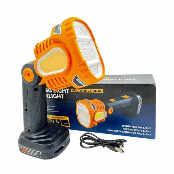 Επαναφορτιζόμενος πολυλειτουργικός φακός LED - FA-GUN02 - 418325 - GoodFlix