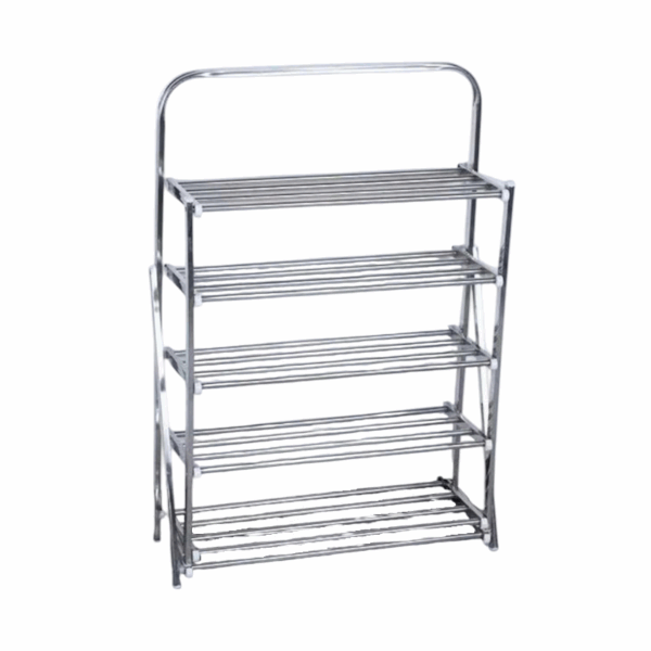 Πτυσσόμενη ραφιέρα παπουτσιών αλουμινίου 5 επιπέδων - ZD05 - 522671 - GoodFlix