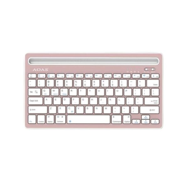 Ασύρματο πληκτρολόγιο Bluetooth - AS199 - AOAS - 651992 - Pink - GoodFlix
