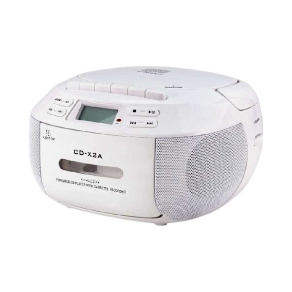 Φορητό ραδιόφωνο Κασετόφωνο & CD Player - X2A - 718129 - GoodFlix