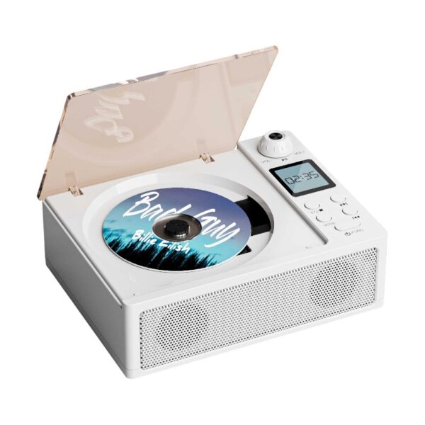 Φορητό CD Player με Bluetooth & Ραδιόφωνο - CD-3100 - 718228 - White - GoodFlix