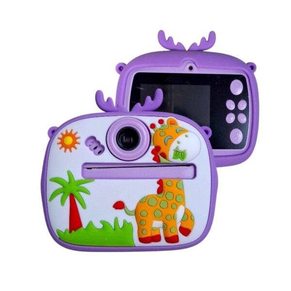 Παιδική Instant φωτογραφική μηχανή με εκτυπωτή - AM300-1 - 812754 - Purple - GoodFlix