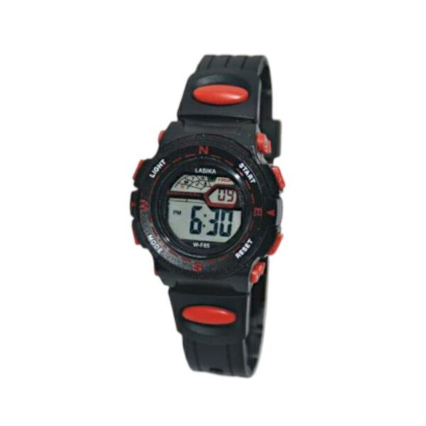 Παιδικό ψηφιακό ρολόι χειρός - LS85 - Lasika - 817421 - Black/Red - GoodFlix