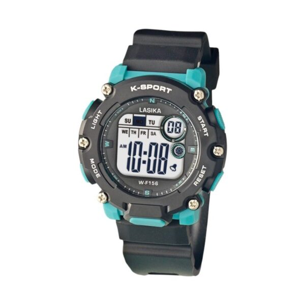 Ψηφιακό ρολόι χειρός - LS156 - Lasika - 817445 - Black/Blue - GoodFlix