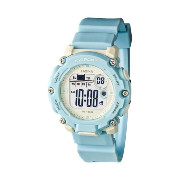 Ψηφιακό ρολόι χειρός - LS156 - Lasika - 817445 - Light Blue - GoodFlix