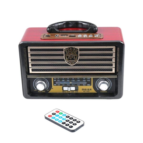 Φορητό ραδιόφωνο Retro - M-113-BT - 861138 - Dark Grey - GoodFlix