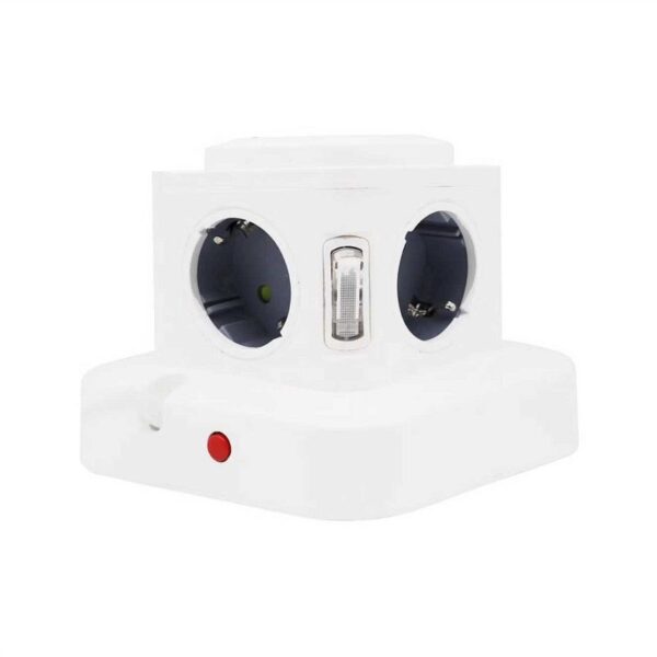 Κάθετο πολύπριζο 4 θέσεων με διακόπτες - Σούκο - 3m - RC-G4P - 004031 - GoodFlix