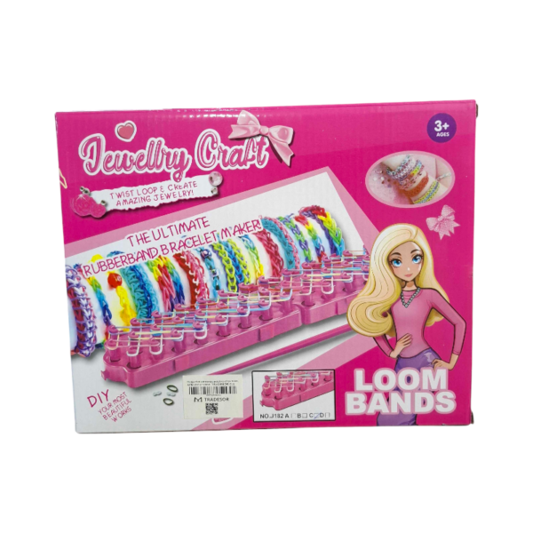 Σετ κατασκευής βραχιολιών DIY με λαστιχάκια - J182C-DIY - 1000pcs -  004263 - GoodFlix