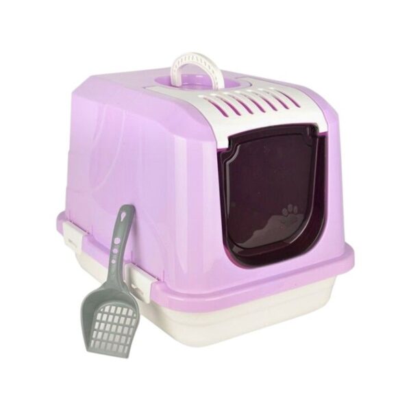 Λεκάνη γάτας κλειστή - Alice Lux - 50x37x38.5cm - 005265 - Purple - GoodFlix