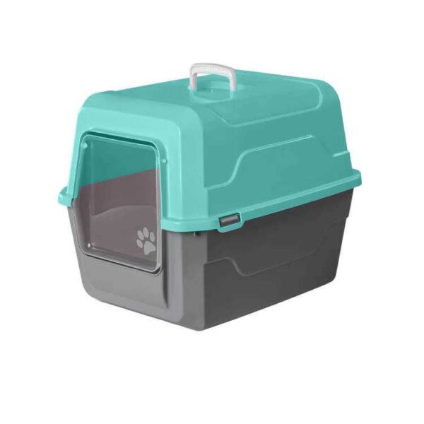 Λεκάνη γάτας κλειστή - Catbus - 52x37x48cm - 006163 - Green - GoodFlix
