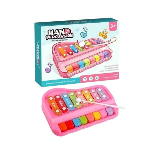 Παιδικό ξυλόφωνο & πιάνο - QL0098 - 215161 - Pink - GoodFlix