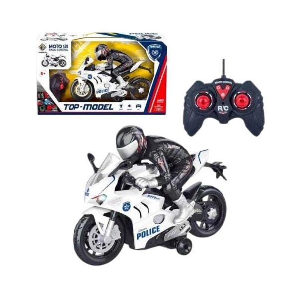 Τηλεκατευθυνόμενη μοτοσυκλέτα Police - 565-R8 - 917558 - GoodFlix