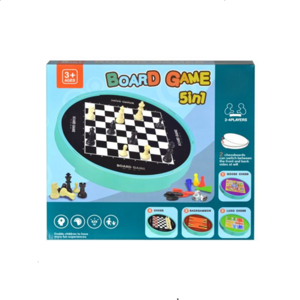 Επιτραπέζιο παιχνίδι 5in1 - JF378-1055 - 310381 - GoodFlix