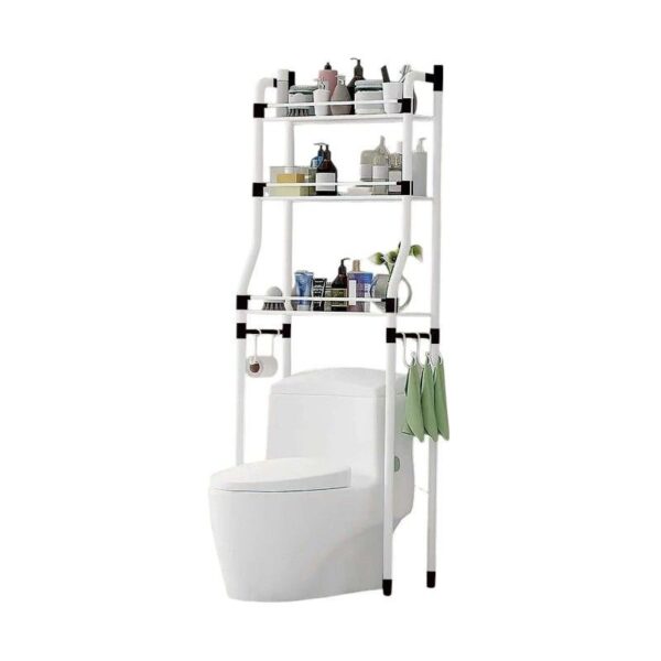 Επιδαπέδια ραφιέρα μπάνιου μεταλλική - 8823 - 521827 - GoodFlix