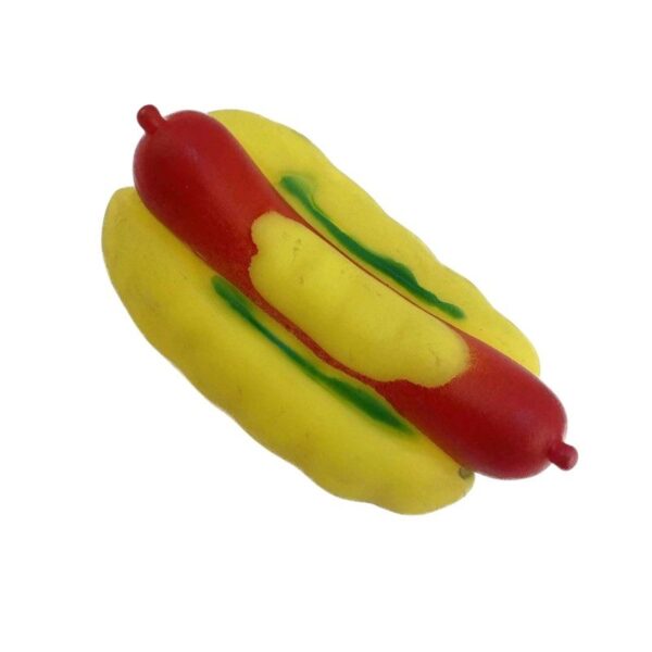 Παιχνίδι σκύλου Latex Hot Dog - 13.5x8cm - 12pcs - 550320 - GoodFlix