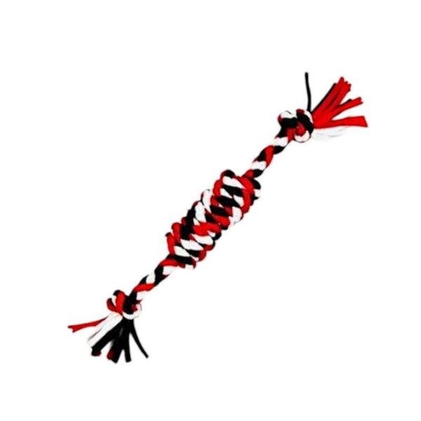 Παιχνίδι σκύλου σχοινί με κόμπους - 30cm - 12pcs - 550489 - GoodFlix