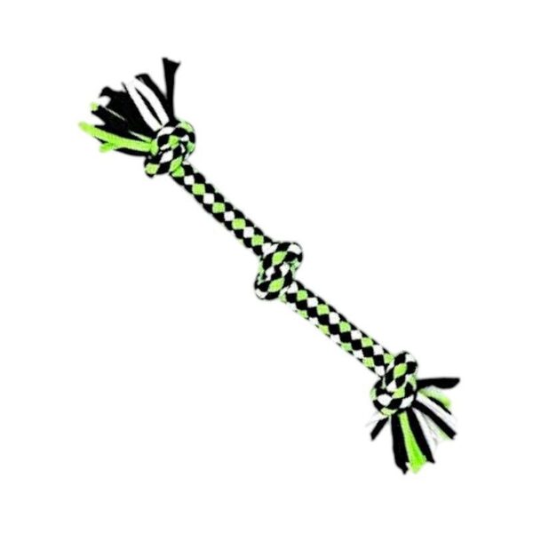 Υφασμάτινο παιχνίδι σκύλου σχοινί με κόμπους - 30cm - 12pcs - 550515 - GoodFlix