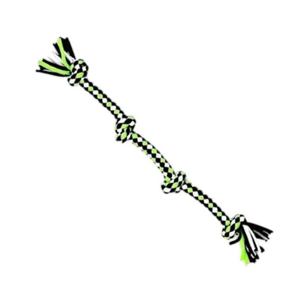 Υφασμάτινο παιχνίδι σκύλου σχοινί με κόμπους - 42cm - 12pcs - 550516 - GoodFlix