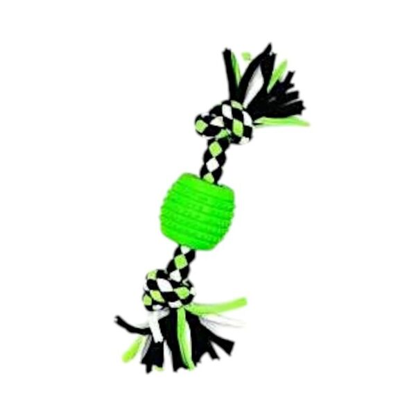 Παιχνίδι σκύλου σχοινί με μπάλα μασητική - 22cm - 12pcs - 550519 - GoodFlix