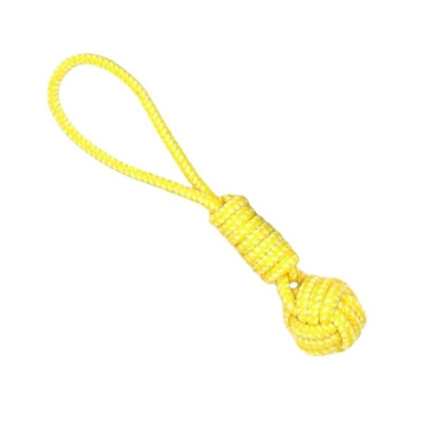 Παιχνίδι σκύλου σχοινί με μπάλα - 32cm - 12pcs - 550534 - GoodFlix