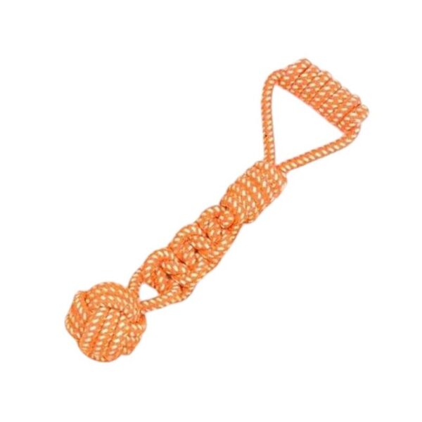 Παιχνίδι σκύλου σχοινί με μπάλα - 38cm - 12pcs - 550544 - GoodFlix