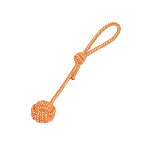 Παιχνίδι σκύλου σχοινί με μπάλα - 32cm - 12pcs - 550547 - GoodFlix