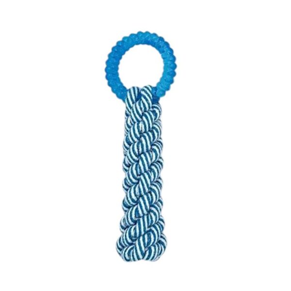 Παιχνίδι σκύλου σχοινί με μασητικό - 33cm - 12pcs - 550552 - GoodFlix