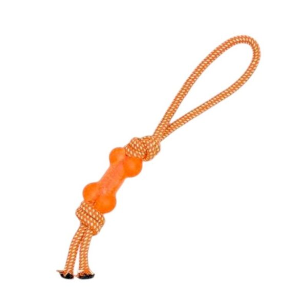 Παιχνίδι σκύλου σχοινί με κόκκαλο μασητικό - 38cm - 12pcs - 550573 - GoodFlix