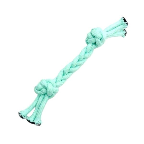 Παιχνίδι σκύλου σχοινί με κόμπους - 30cm - 12pcs - 550581 - GoodFlix