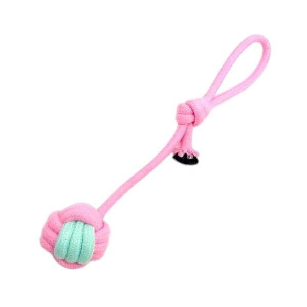 Παιχνίδι σκύλου σχοινί με μπάλα - 32cm - 12pcs - 550585 - GoodFlix