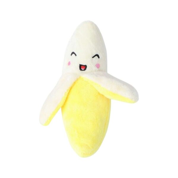 Λούτρινο παιχνίδι σκύλου μπανάνα - 14x6cm - 12pcs - 550646 - GoodFlix