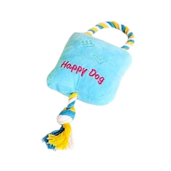 Λούτρινο παιχνίδι σκύλου με σχοινί - 26x10cm - 550800 - GoodFlix