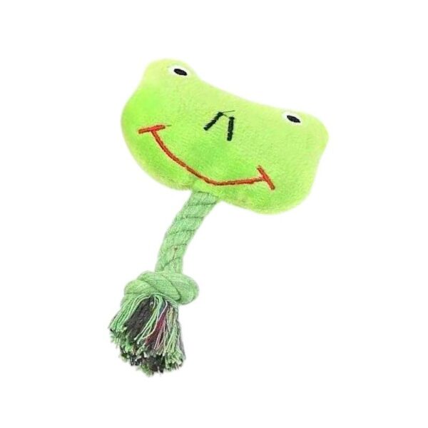 Λούτρινο παιχνίδι σκύλου ζωάκι με σχοινί - 18x6cm - 12pcs - 550845 - GoodFlix