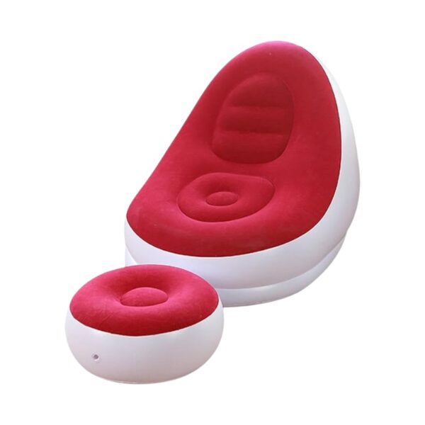 Φουσκωτή πολυθρόνα με υποπόδιο - 812358 - Red - GoodFlix