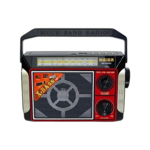 Επαναφορτιζόμενο ραδιόφωνο - MD-9393BT - 830012 - Black - GoodFlix