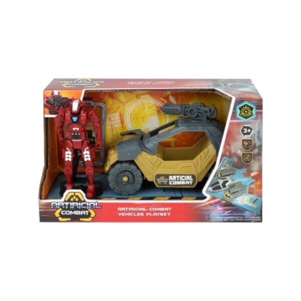 Ρομπότ μεταμόρφωσης με όχημα & αξεσουάρ - J3107-8AI - 917186 - GoodFlix