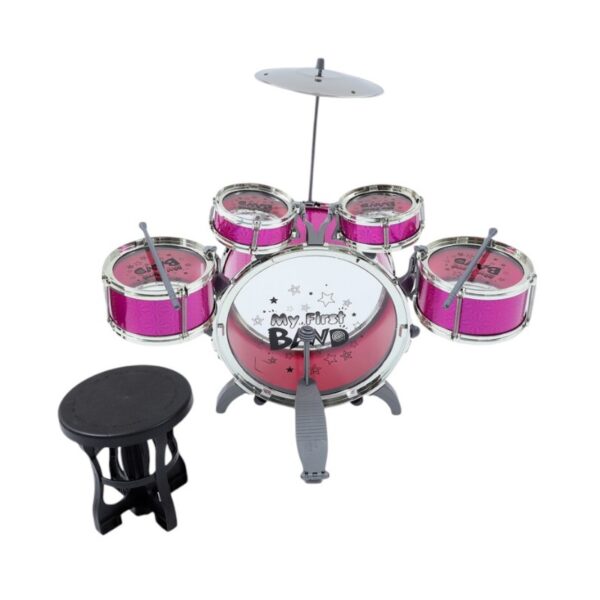 Παιδικό σετ Drums - 4008E - 917226 - Pink - GoodFlix