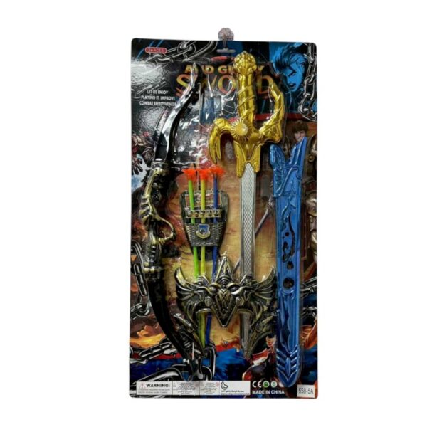 Σετ αρχαίου πολεμιστή με τόξο και αξεσουάρ - 558-5A - 917249 - GoodFlix