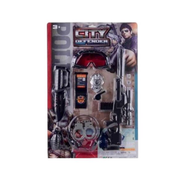 Σετ αστυνομικού με όπλο & αξεσουάρ - 633 - 917274 - GoodFlix