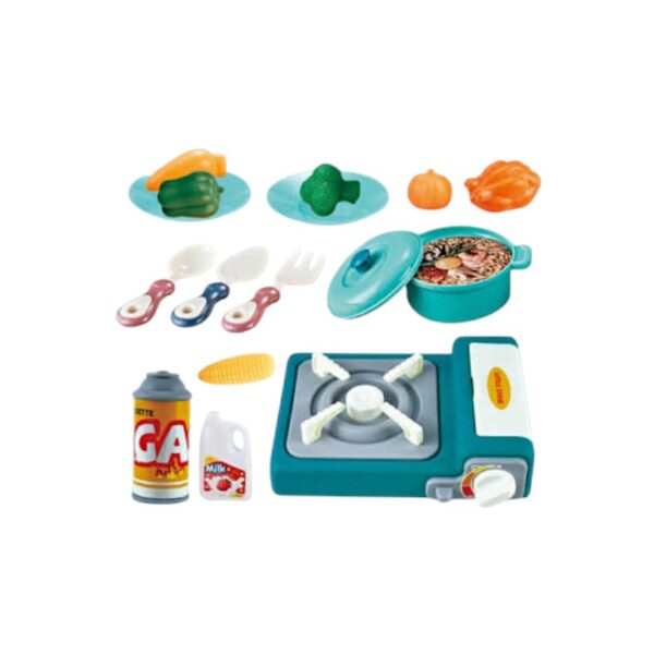 Σετ παιδική εστία μαγειρέματος με κουζινικά - HZ-6 - 917296 - GoodFlix