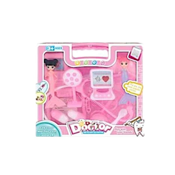 Σετ βαλιτσάκι ιατρικής - 012 - 917298 - Pink - GoodFlix