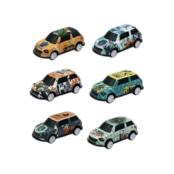 Σετ μεταλλικά αυτοκινητάκια - Pull Back - 6pcs - 562-27 - 917341 - GoodFlix