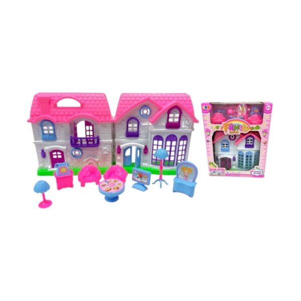 Κουκλόσπιτο mini με αξεσουάρ - 590 - 917362 - GoodFlix