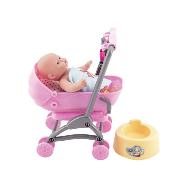 Παιδικό καροτσάκι mini με κούκλα - 0812-155 - 917427 - GoodFlix